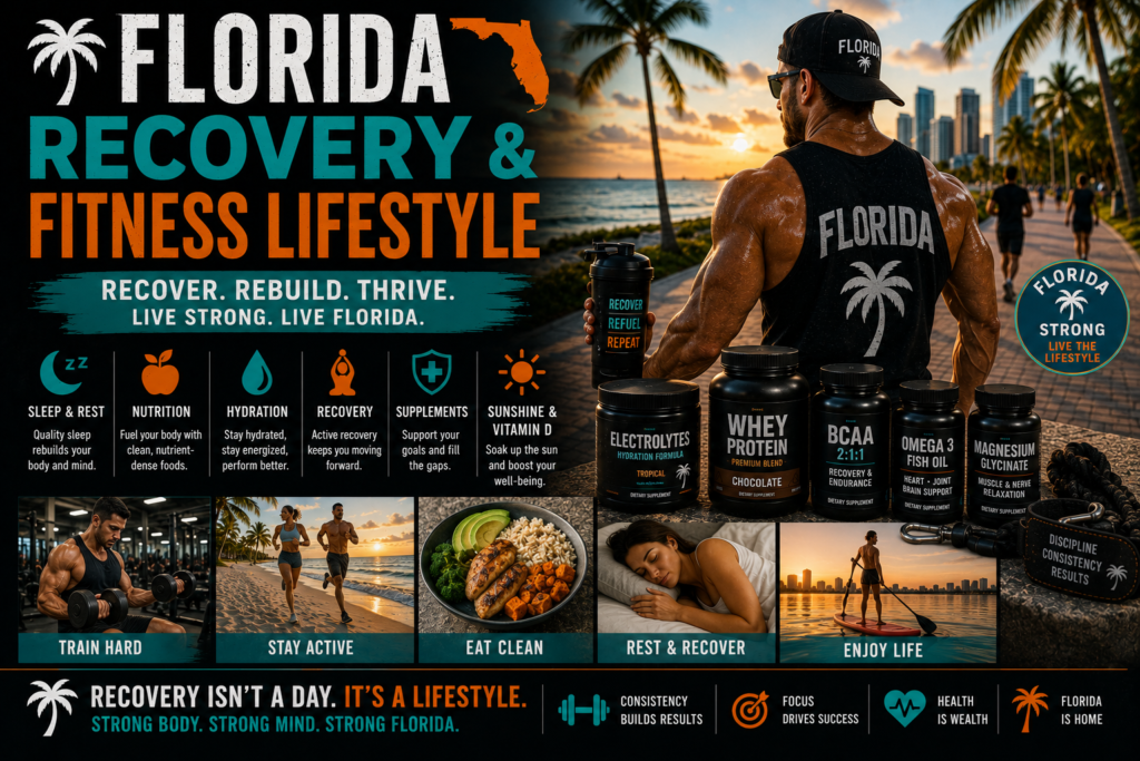 Florida bodybuilding recovery and fitness lifestyle