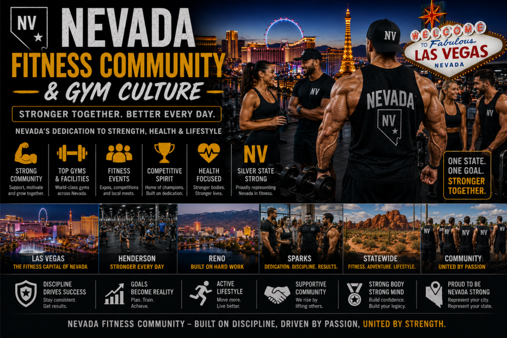 Nevada fitness community and bodybuilding training